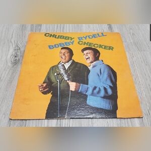 BOGO Chubby Checker Bobby Rydell Vinyl Record 1960 LP Vintage Album